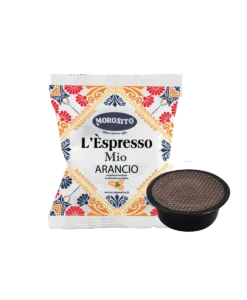 100 Capsule Caffè L’Èspresso Mio Miscela Arancio Morosito - compatibile Lavazza A Modo Mio